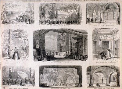 Illustraties voor Don Carlo, opera van Giuseppe Verdi door Anonymous Anonymous