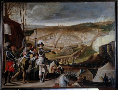 Kamp van koning Hendrik IV (1553-1610) bij het beleg van een stad door Anonymous Anonymous