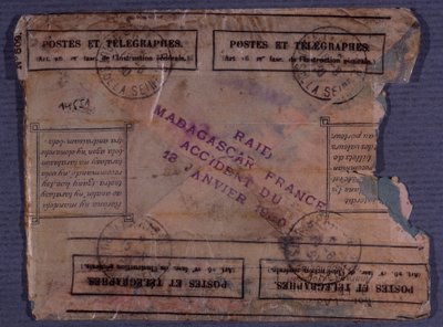 Laatste brief van de Madagaskar-Frankrijk Raid (ongeval van 18 januari 1930) door Anonymous Anonymous