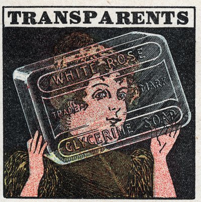 Lichtpropagatie: transparante lichamen worden gemakkelijk door licht doorkruist. Anonieme illustratie uit 1925. Privécollectie. door Anonymous Anonymous
