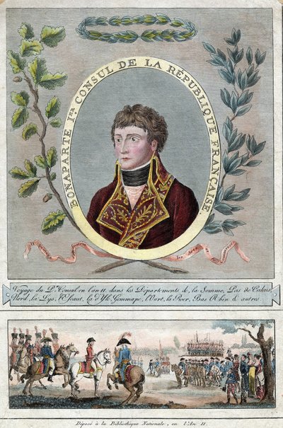 Napoleon Bonaparte als Eerste Consul van Frankrijk door Anonymous Anonymous