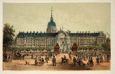 Parijs 1874: Hotel des Invalides, privécollectie door Anonymous Anonymous