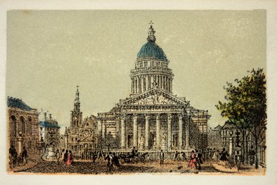 Parijs 1874: Het Pantheon - Privécollectie door Anonymous Anonymous