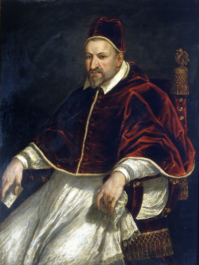 Paulus V (1605 - 1621). Anoniem schilderij. Rome, Museum van Rome. door Anonymous Anonymous
