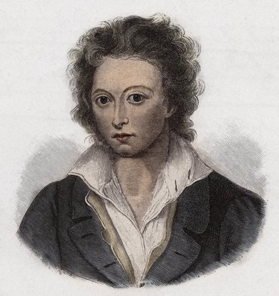 Percy Bysshe Shelley (1792-1822) Engelse dichter door Anonymous Anonymous