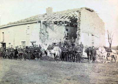 Foto uit een persoonlijk album van een infanterieluitenant tijdens de eerste maanden van de Eerste Wereldoorlog door Anonymous Anonymous