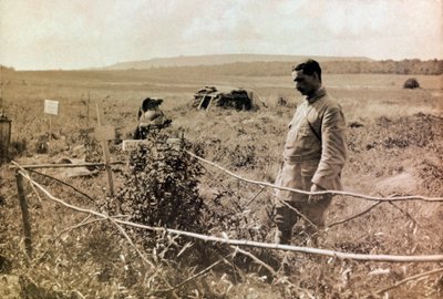Foto uit een persoonlijk album van een infanterieluitenant tijdens de eerste maanden van de Eerste Wereldoorlog door Anonymous Anonymous