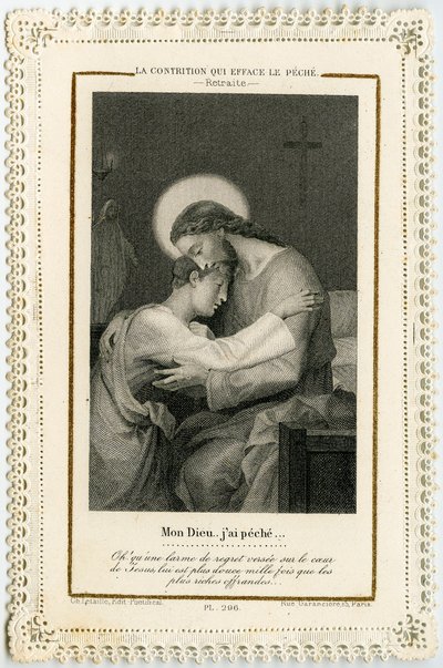 Vrome afbeelding: Een zondaar die op Christus vertrouwt om zijn zonden uit te wissen door Anonymous Anonymous