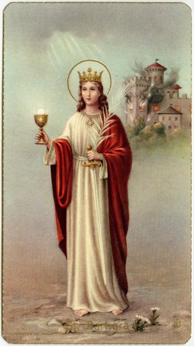 Vrome afbeelding: Sint Barbara door Anonymous Anonymous