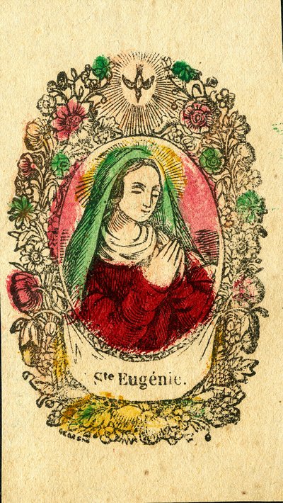 Vrome afbeelding: Sint Eugenia van Rome door Anonymous Anonymous