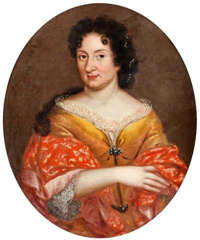 Portret van Anna Mons (1672-1714) door Anonymous Anonymous
