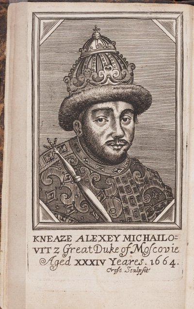 Portret van Alexis I Mikhailovitch van Rusland (1629-1676), de zeer vreedzame tsaar door Anonymous Anonymous
