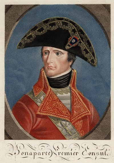 Portret van Eerste Consul Napoleon Bonaparte door Anonymous Anonymous