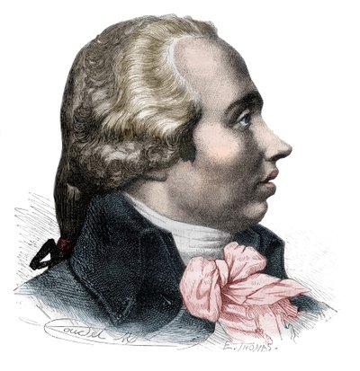 Portret van Adrien-Marie Legendre (1752-1833) Franse wiskundige (litho) - portret door Adrien Marie Legendre, Franse wiskundige (1752-1833) - Gravure in 