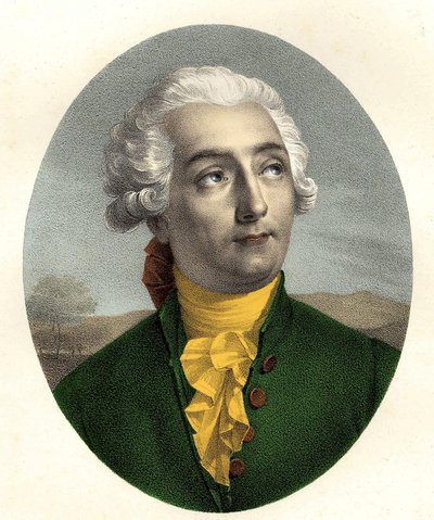 Portret van Antoine Laurent de Lavoisier (1743-1794) door Anonymous Anonymous