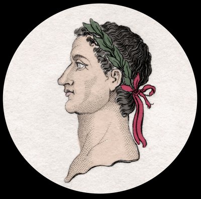 Portret van Caius Caesar Germanicus bekend als Caligula (12-41), Romeinse keizer door Anonymous Anonymous