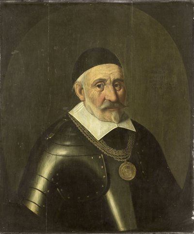 Portret van kapitein Charles de Heraugières door Anonymous Anonymous