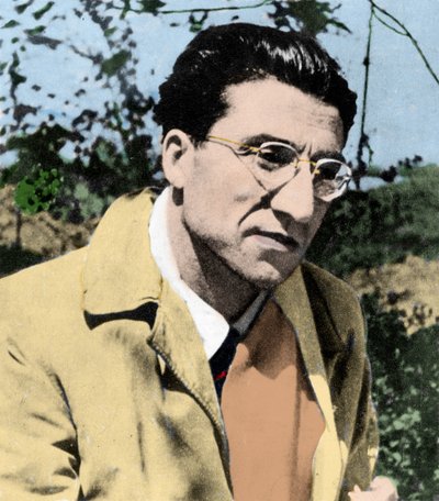 Portret van Cesare Pavese. door Anonymous Anonymous