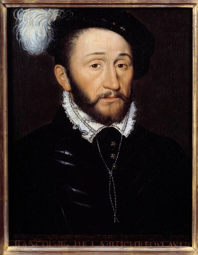 Portret van Francois III de la Rochefoucauld, gouverneur van Champagne door Anonymous Anonymous