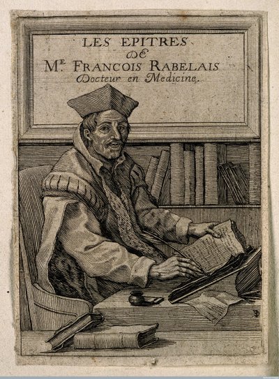 Portret van François Rabelais door Anonymous Anonymous