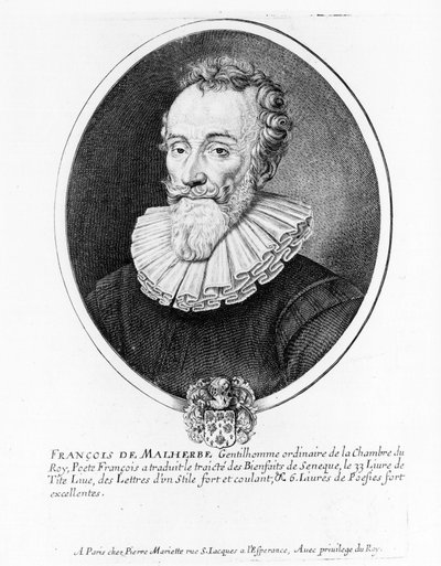 Portret van Francois de Malherbe (1555-1628), Franse dichter door Anonymous Anonymous