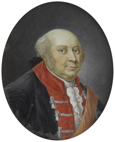 Portret van Frederik Willem II van Pruisen (detail) door Anonymous Anonymous