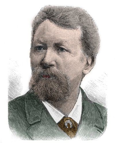 Portret van Friedrich Gerhard Rohlfs (1831-1896) Duitse geograaf, ontdekkingsreiziger, auteur en avonturier - Friedrich Gerhard Rohlfs, Duitse geograaf, ontdekkingsreiziger van Afrika en schrijver door Anonymous Anonymous