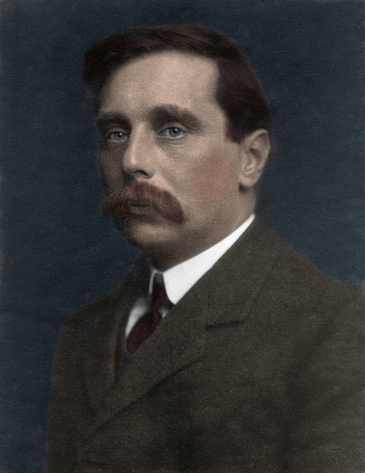 Portret van H. G. Wells - Herbert George Wells 1866-1946 door Anonymous Anonymous