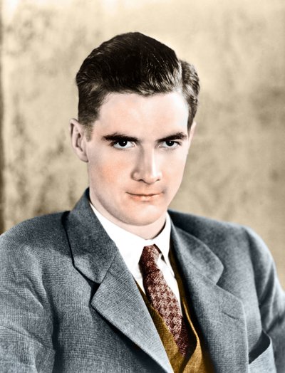 Portret van Howard Robard Hughes in 1934. Amerikaanse industrieel en producent. 1905 - 1976 door Anonymous Anonymous