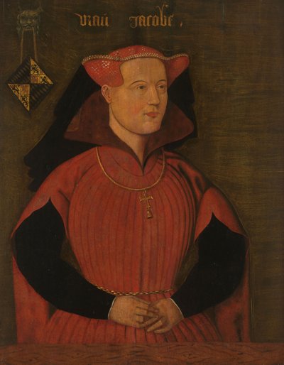 Portret van Jacoba van Beieren door Anonymous Anonymous