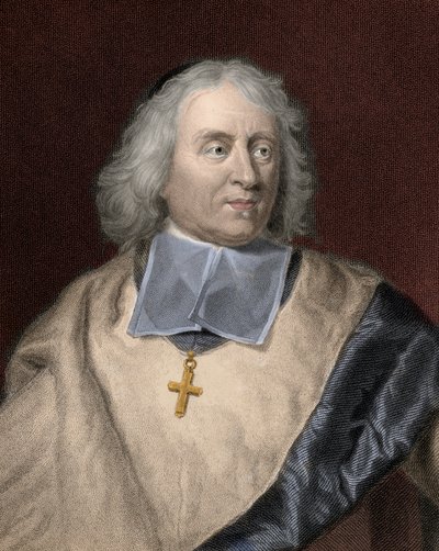 Portret van Jacques Benigne (Jacques-Benigne) Bossuet (1627-1704), Franse bisschop en theoloog door Anonymous Anonymous