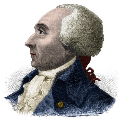 Portret van Jacques Rene Hebert (1757-1794) Franse journalist en politicus - Gravure in 