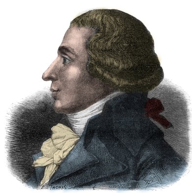 Portret van Jean-Baptiste Boyer-Fonfrede (Jean Baptiste Boyer Fonfrede) (1766-1793), Franse politicus - Afgevaardigde naar de Conventie, behoort tot de Girondins - Gravure in 