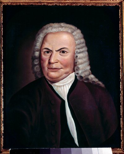 Portret van Johann Sebastian Bach door Anonymous Anonymous