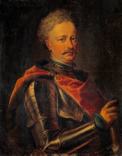 Portret van Jan III Sobieski (1629-1696) Koning van Polen Anoniem schilderij. 17e eeuw door Anonymous Anonymous