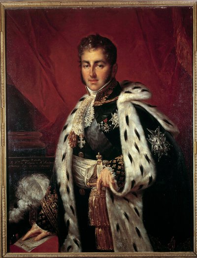 Portret van Jules Auguste Armand Marie, Prins de Polignac (1780-1847) door Anonymous Anonymous