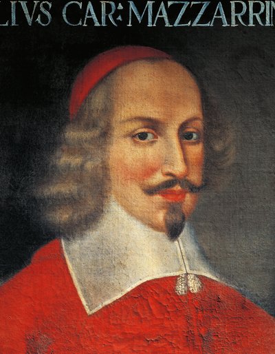 Portret van Jules Mazarin, geboren Giulio Raimondo Mazzarino door Anonymous Anonymous