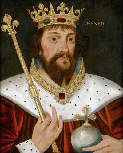 Portret van koning Hendrik I van Engeland door Anonymous Anonymous