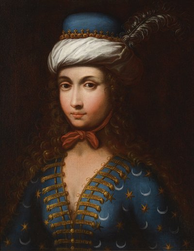 Portret van Lady Mary Wortley Montagu (1689-1762) door Anonymous Anonymous