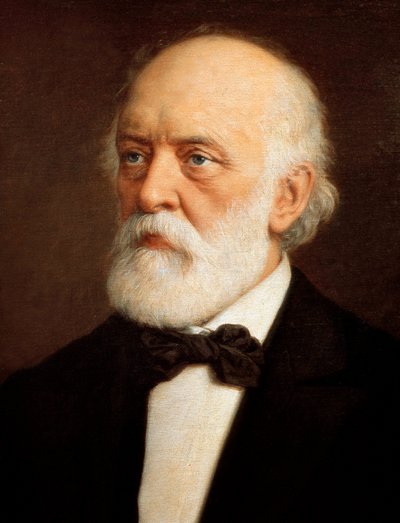 Portret van Lajos Kossuth (1802-1894), Hongaarse patriot en politicus door Anonymous Anonymous