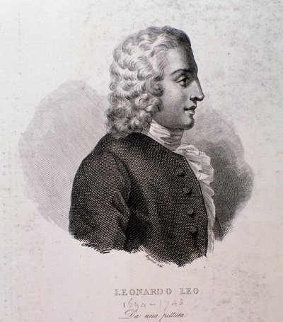 Portret van Leo Leonardo (gravure) door Anonymous Anonymous