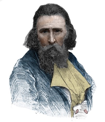 Portret van Leon Cladel (1835-1892), Franse letterkundige door Anonymous Anonymous