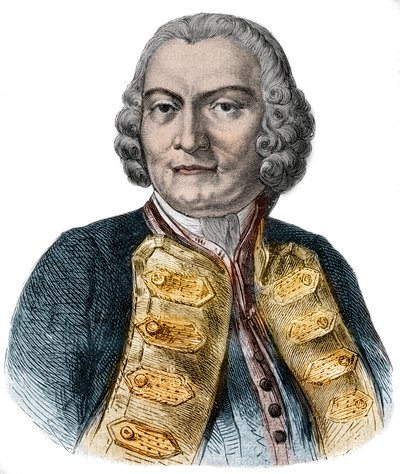 Portret van Lord George Anson (1697-1762) Britse admiraal en rijke aristocraat bekend om zijn wereldomzeiling door Anonymous Anonymous