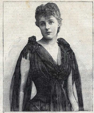 Portret van Maud Gonne door Anonymous Anonymous