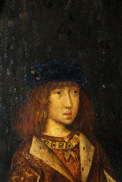 Portret van Filips I van Castilië, bekend als De Schone, Koning-Gemaal van Castilië en León door Anonymous Anonymous