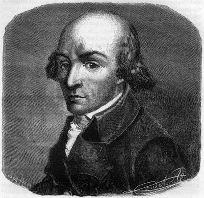 Portret van Pierre Florent (Pierre-Florent) Louvet, genaamd Louvet de la Somme (1757-1818), Franse politicus - Gravure in 