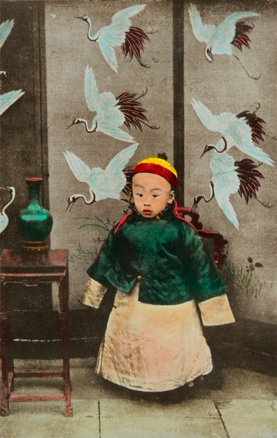 Portret van Puyi (Pou yi) circa 1911 (1906-1967) 12e en laatste Chinese keizer van de Qing-dynastie door Anonymous Anonymous