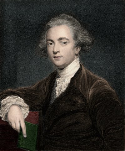 Portret van Sir William Jones (1746-1794), Engelse taalkundige door Anonymous Anonymous
