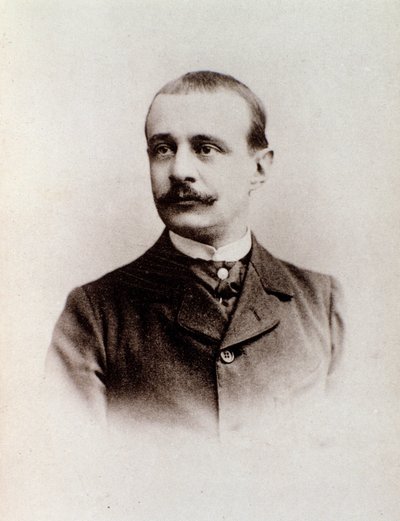 Portret van de Engelse componist Charles Bordes (zw/w foto, ca. 1900) door Anonymous Anonymous