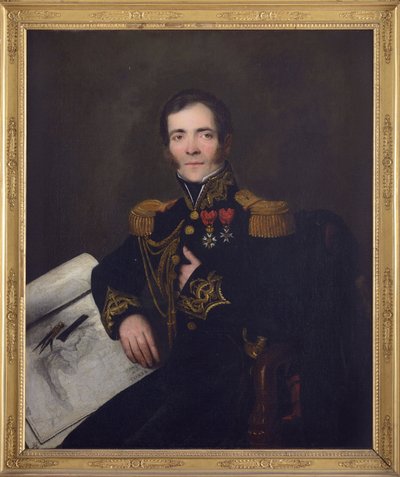Portret van admiraal Anne Chretien Louis de Hell door Anonymous Anonymous